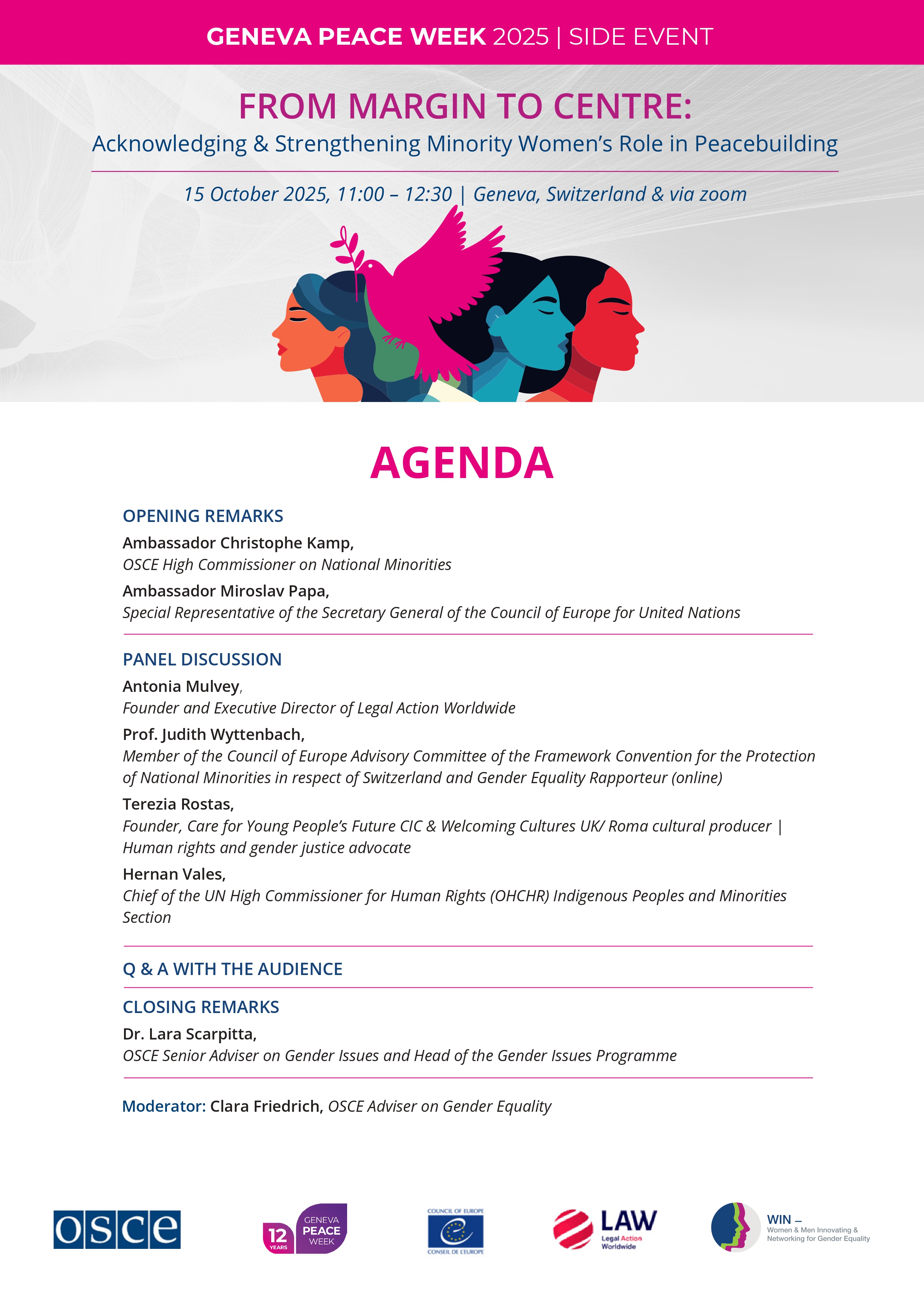 From Margin to Center: Acknowledging & Strengthening Minority Women's Role in Peacebuilding