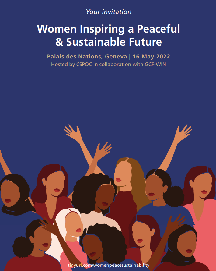 CSPOC & GCF-WIN: Women Inspiring a Peaceful & Sustainable Future