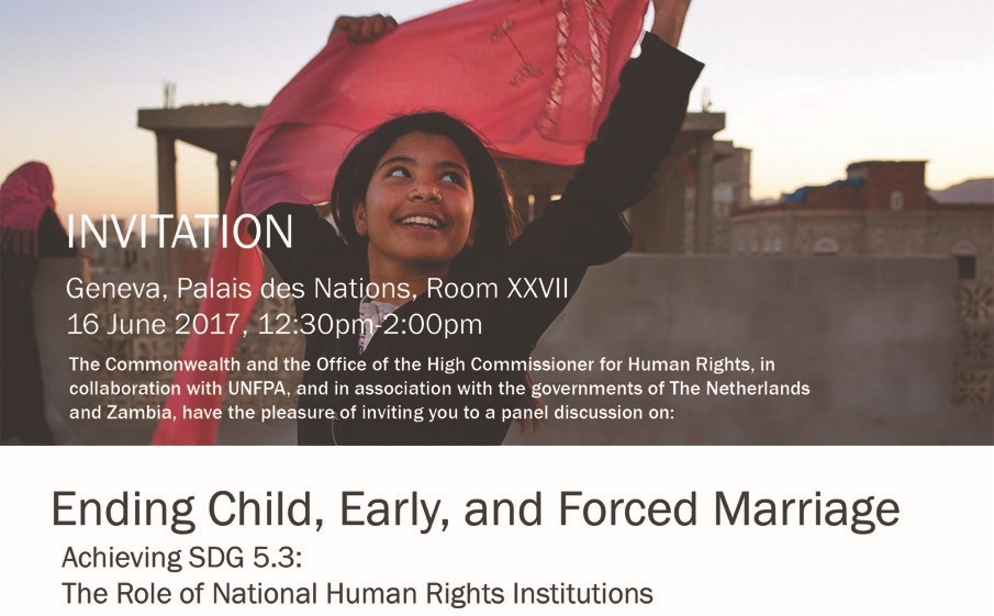 Ending Child, Early and Forced Marriage