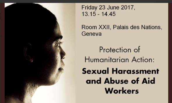 Sexual Harassement and Abuse of Aid Workers