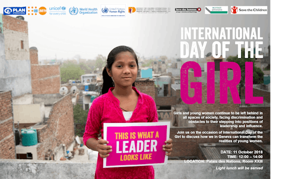 Plan International- The International Day of the Girl 2018