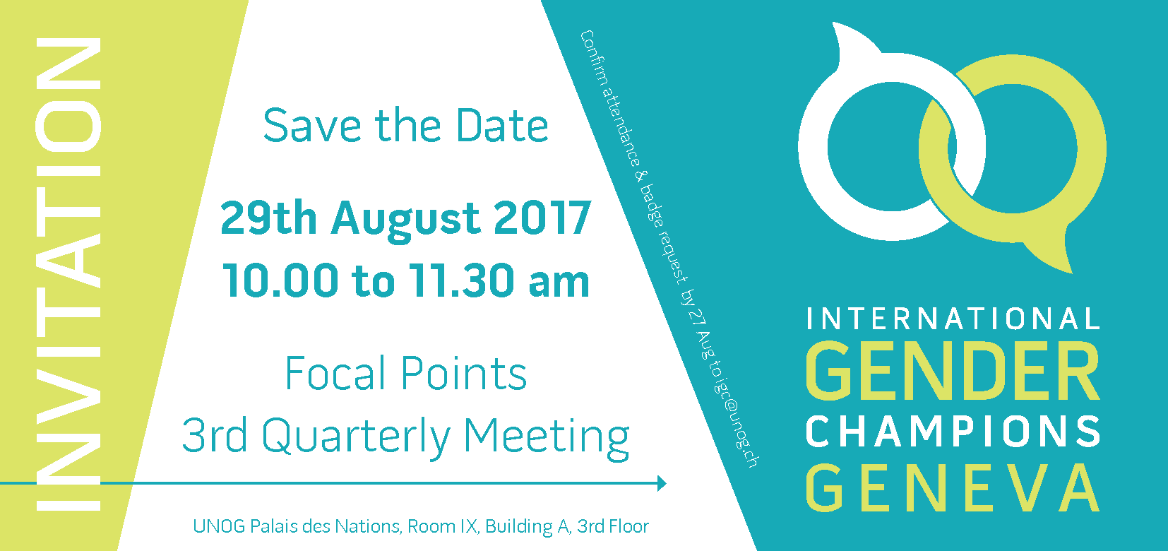 Focal Points Meeting - 2017 3rd Quarterly Meeting 