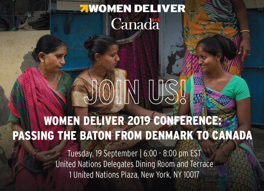 Women Deliver 2019 Conference: Passing the Baton from Denmark to Canada