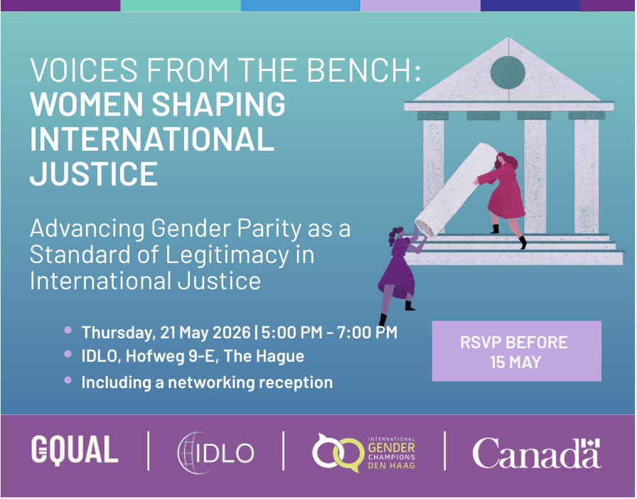 Voices from the Bench: Women Shaping International Justice. 