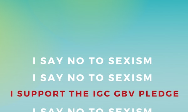 IGC GBV Pledge - An Information Session