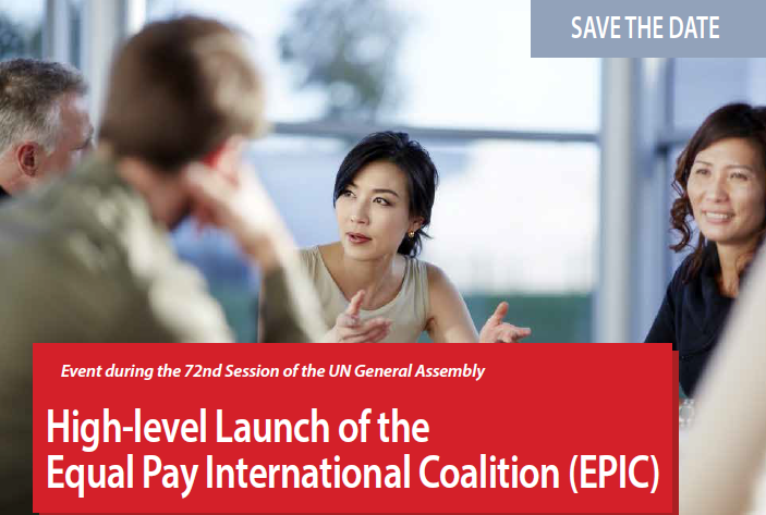 High-level Launch of the Equal Pay International Coalition (EPIC)