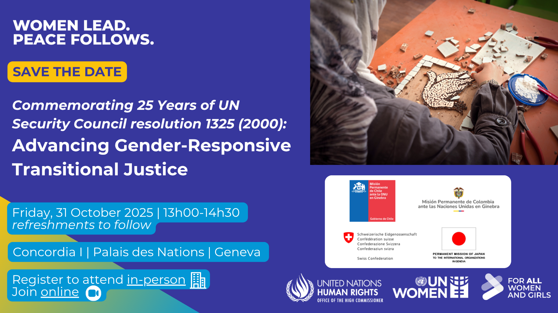 25 Years of UN Security Council Resolution 1325 (2000): Advancing Gender-Responsive Transitional Justice
