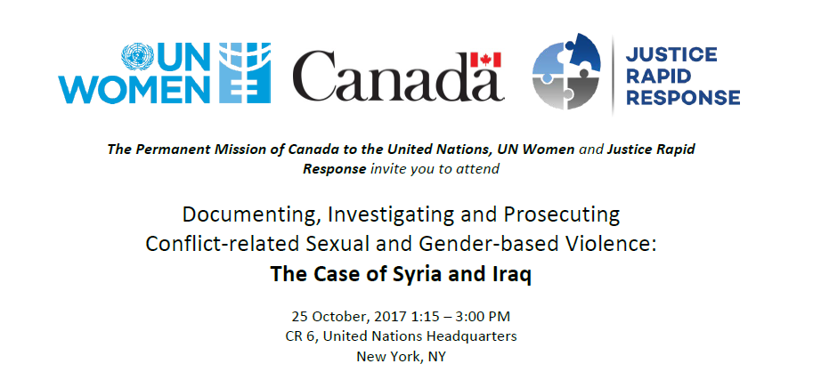 Documenting, Investigating and Prosecuting Conflict-related Sexual and Gender-based Violence: The Case of Syria and Iraq
