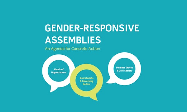Gender-Responsive Assemblies – An agenda for concrete action