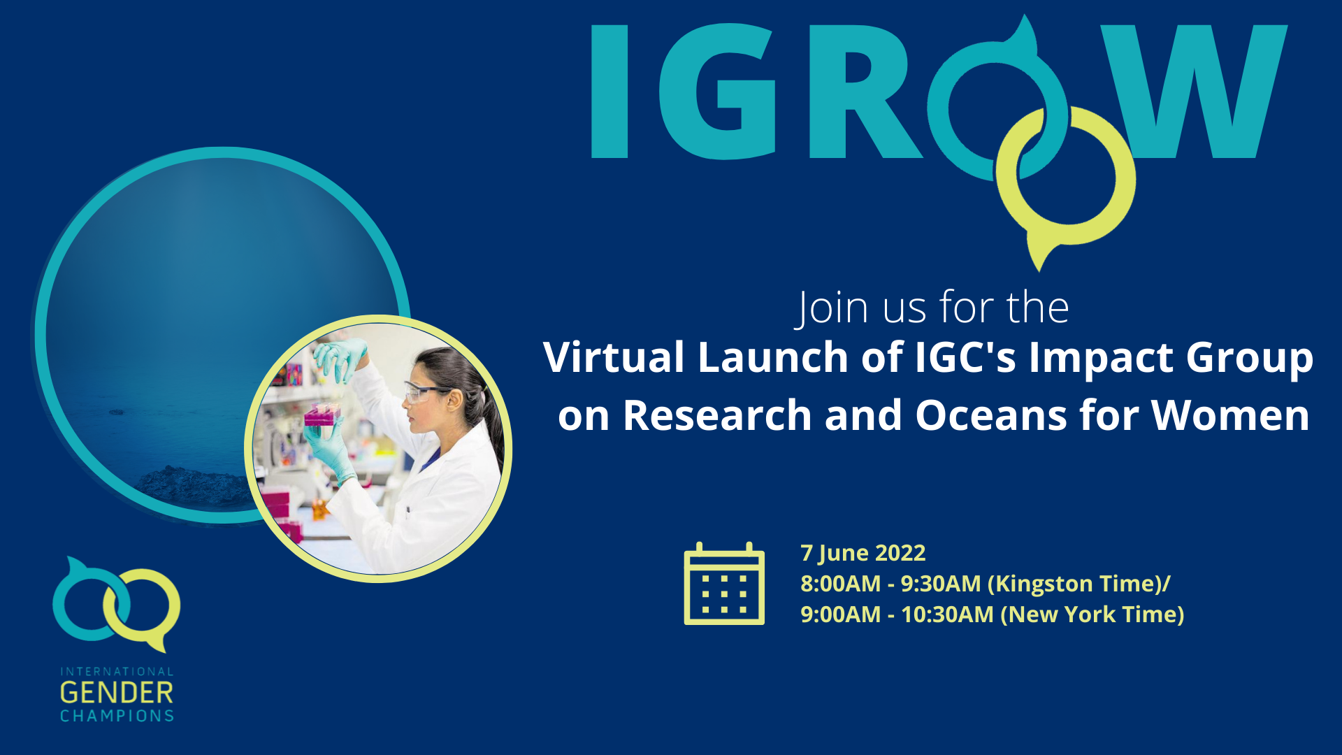 Launch of the International Gender Champions Impact Group on Research and Oceans for Women