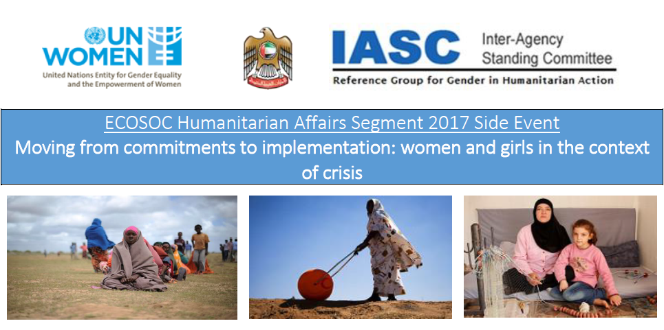 Women and girls in the context of crisis