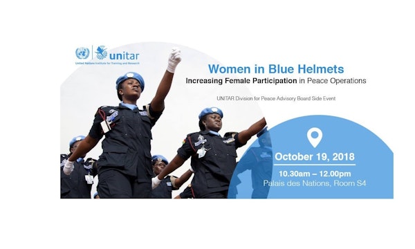 UNITAR Side Event: Women in Blue Helmets