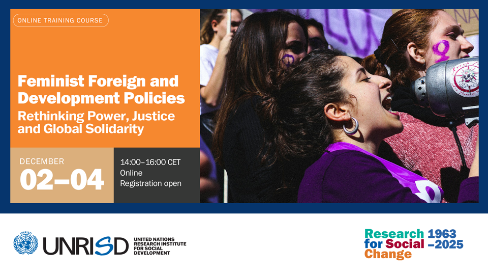 Feminist Foreign and Development Policies: Rethinking Power, Justice and Global Solidarity