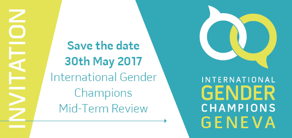 International Gender Champions - 2017 Mid Term Review - Save the Date!