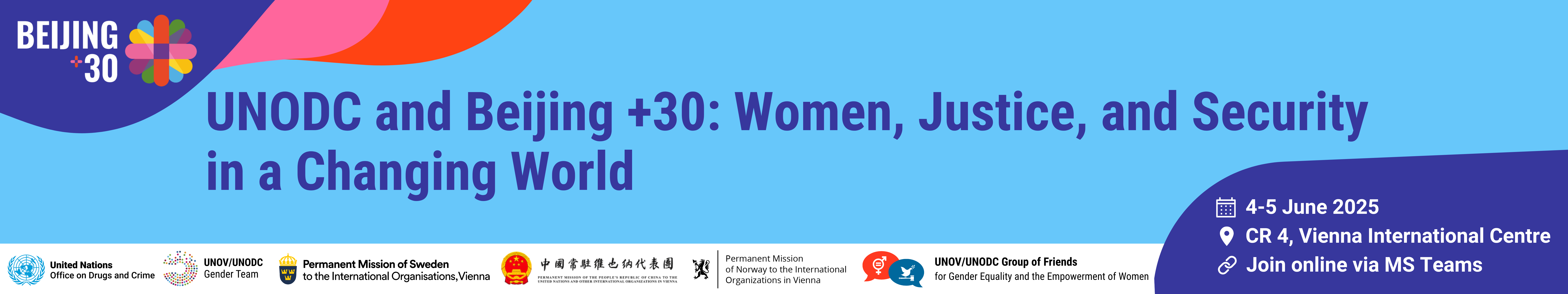 UNODC and Beijing +30: Women, Justice, and Security in a Changing World 