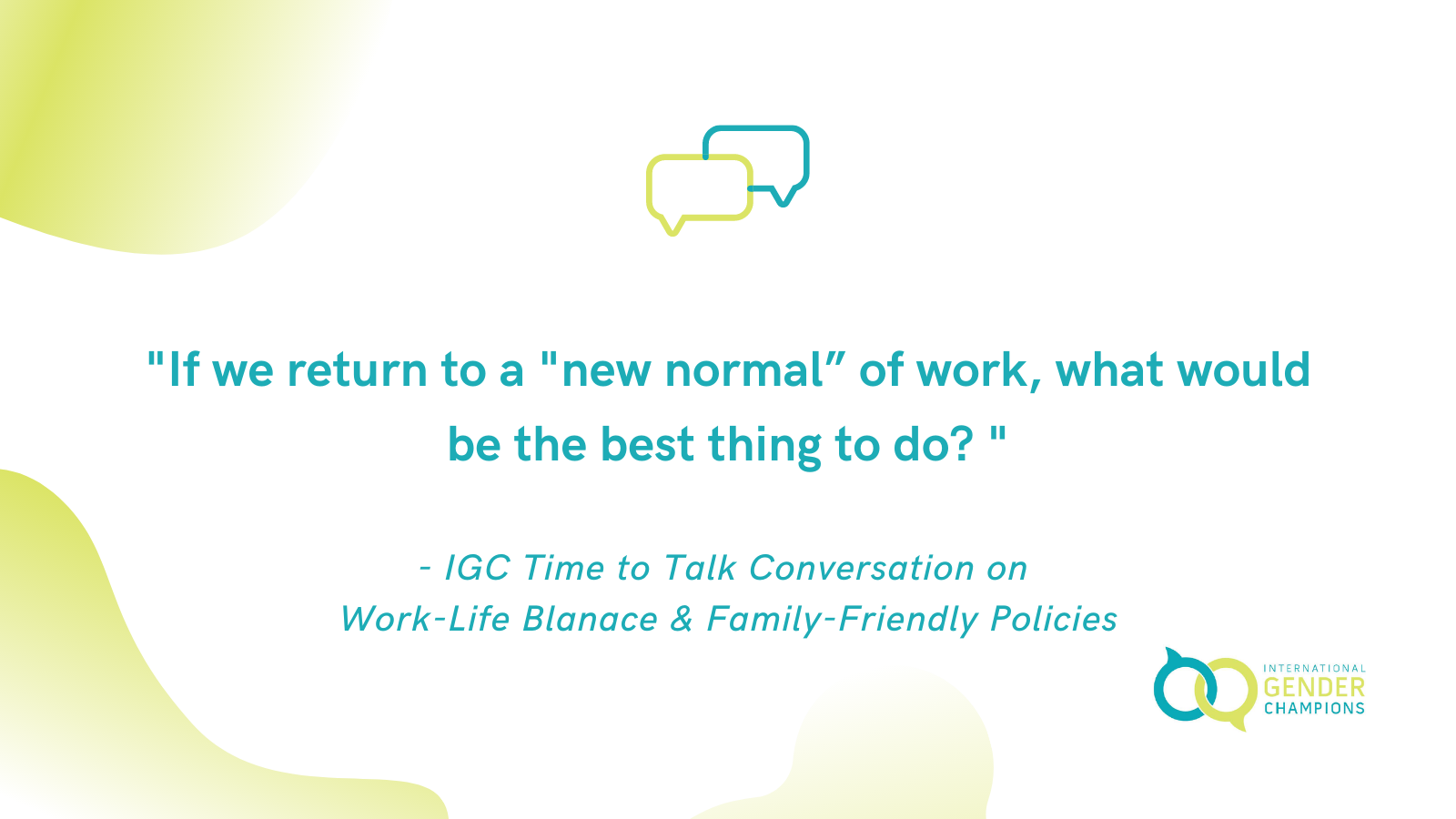 Champions Discuss Work-Life-Balance and Family-Friendly Policies
