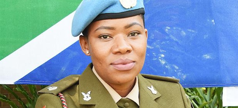 UN peacekeeper from South Africa awarded United Nations’ Military Gender Advocate of the Year