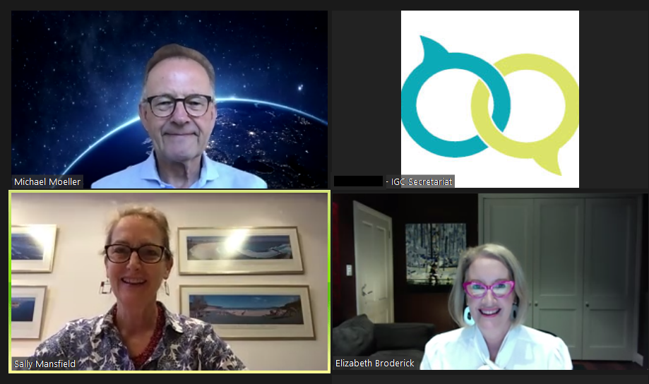 Organisational culture for gender equality: in conversation with Elizabeth Broderick and Michael Møller