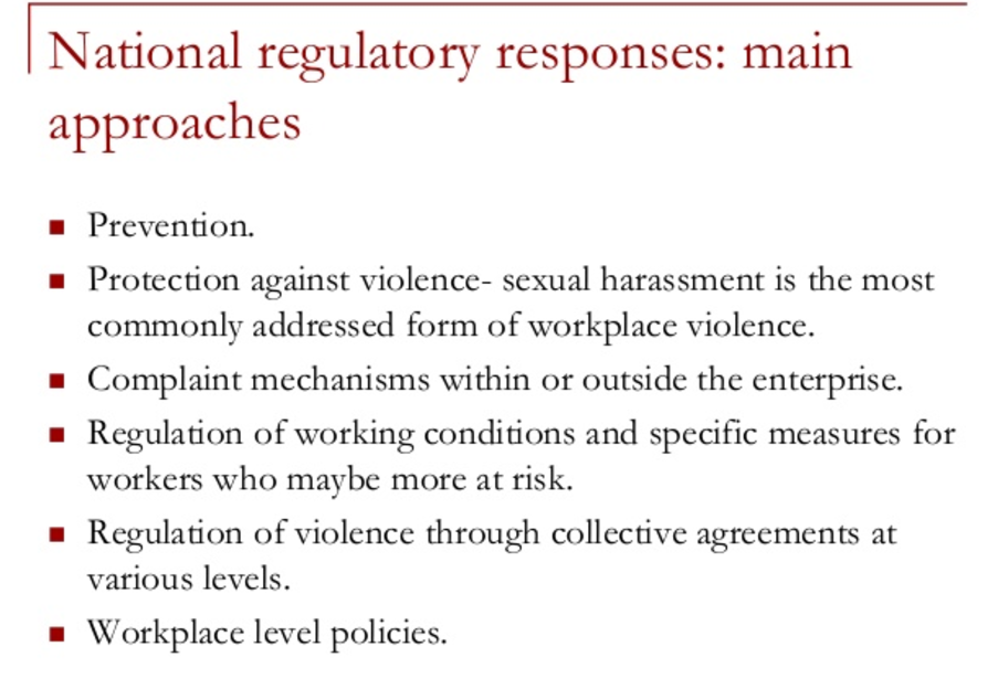 ILO Violence in the Workplace Treaty   What is it?  Why could it be a potential game changer? 