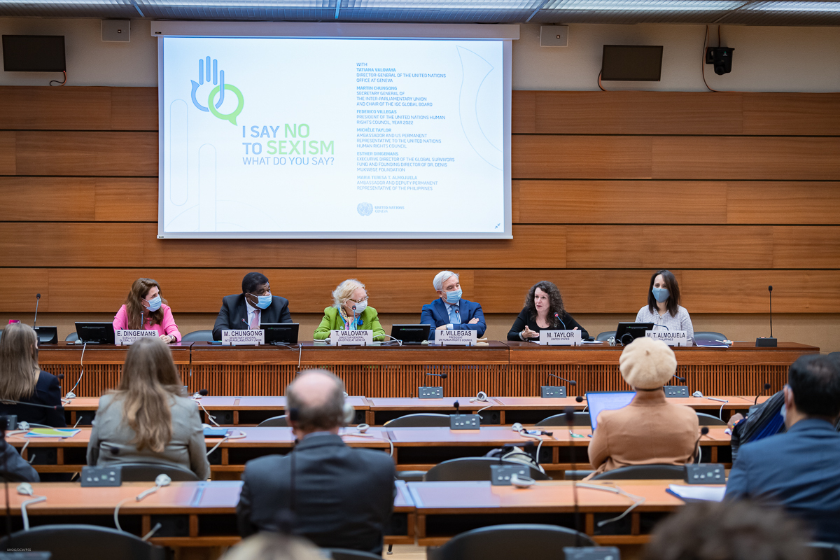 “I Say No to Sexism” Campaign Re-launch and Panel Discussion