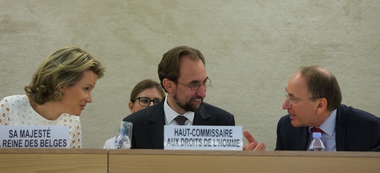 High Commissioner Zeid Announces GGC Pledge at the Human Rights Council
