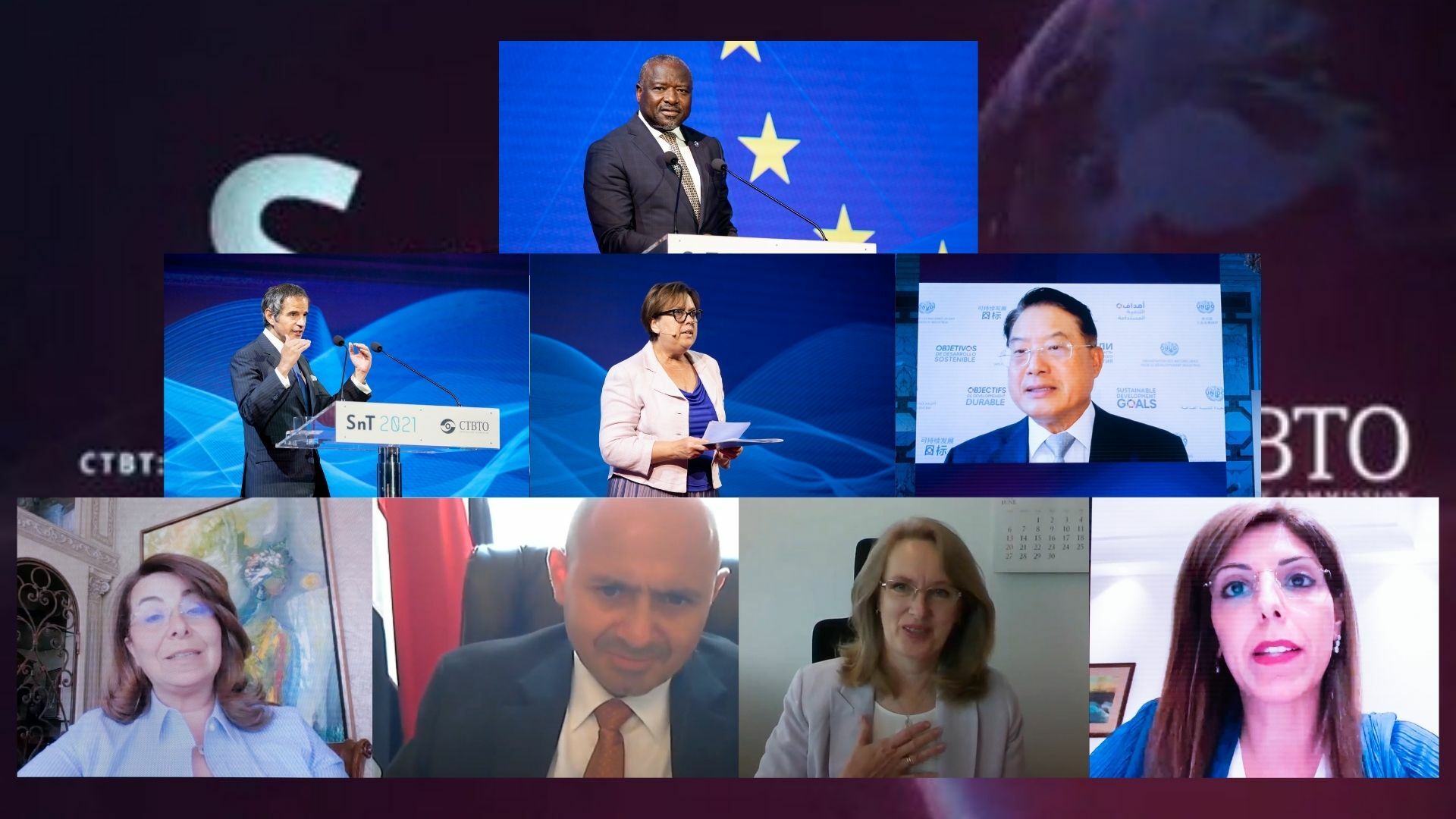 Vienna-based International Gender Champions at the CTBTO Science and Technology 2021