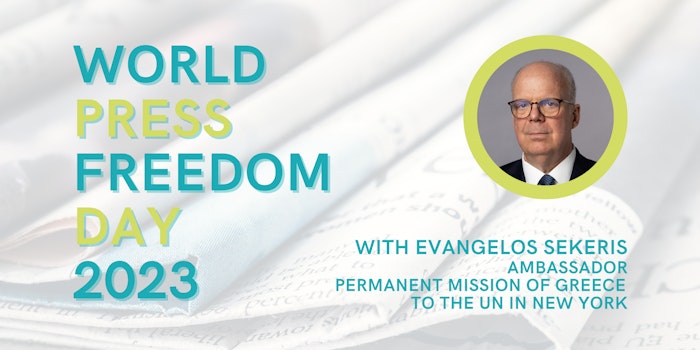 World Press Freedom Day: Interview with Ambassador Evangelos Sekeris of Greece to the UN in New York