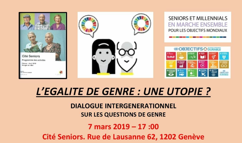 Greycells : Dialogue intergénérationnel sur les questions de genre en Suisse et dans les pays en développement : L'égalité de genre, une utopie ?
