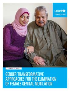 UNICEF's E-Course: Gender-Transformative Approaches to Eliminate Female Genital Mutilation (FGM)