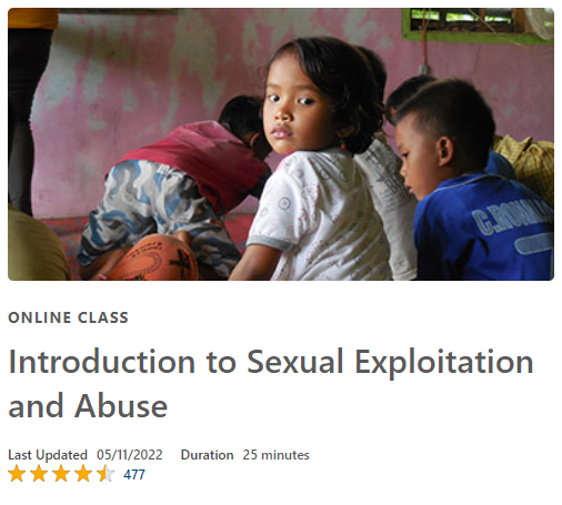 InterAction's Online Class: Introduction to Sexual Exploitation and Abuse