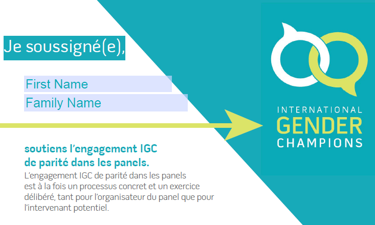 L’engagement IGC de parité  