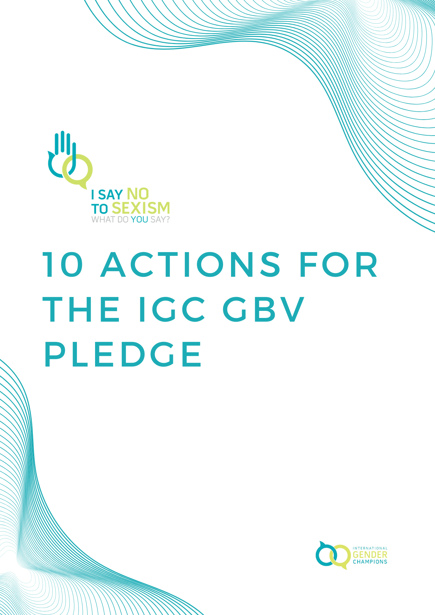 10 Ways to Use the IGC GBV Pledge