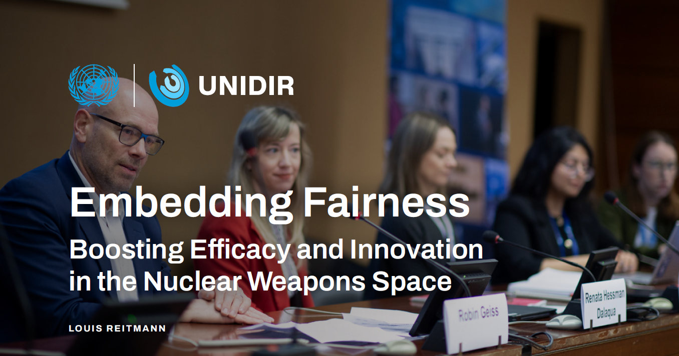 Embedding Fairness: Boosting Efficacy and Innovation in the Nuclear Weapons Space