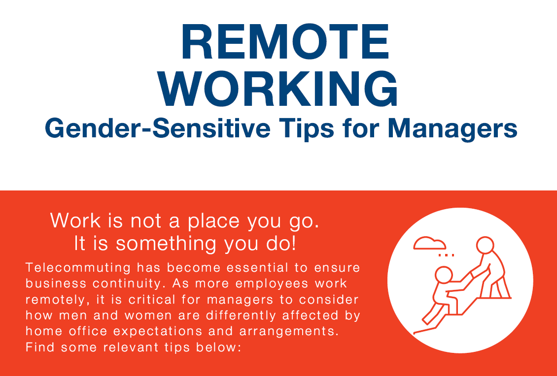 Remote working: Gender-Sensitive Tips for Managers