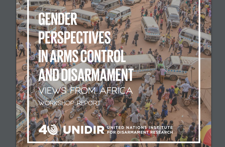 Gender Perspectives in Arms Control and Disarmament: Views from Africa