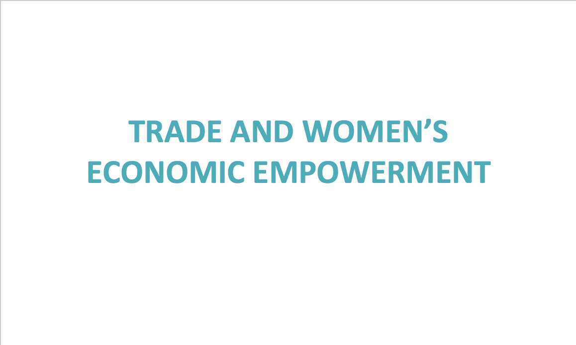 The Buenos Aires Declaration on Women and Trade